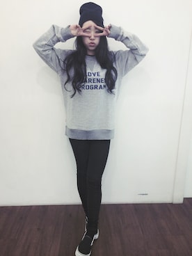 「アイテム（その他トップス）」を使った、XIXさん（レディース・158cm・20代）の秋コーディネート