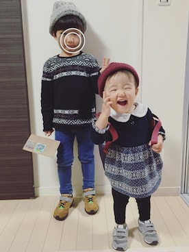 MAONOさん(キッズ・80cm)の冬コーディネート