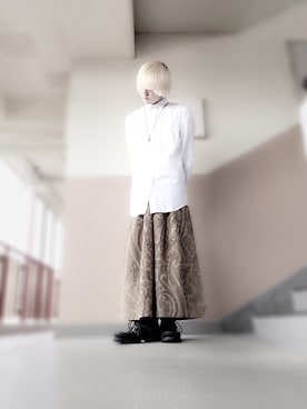 「ゆるパンツ」｜なかぽーん。さん（メンズ・167cm）の夏コーディネート