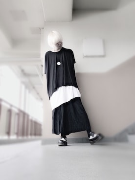 「ゆるパンツ」｜なかぽーん。さん（メンズ・167cm）の夏コーディネート