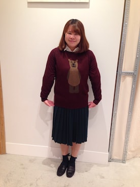 coen  Rie  nakamuraさん（レディース・153cm）の冬コーディネート