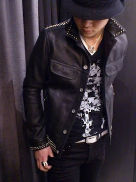 「5351 POUR LES HOMMES（ゴーサンゴーイチプールオム）のアイテム（その他）」を使った、S.Syotaroさん（メンズ・171cm）の秋コーディネート