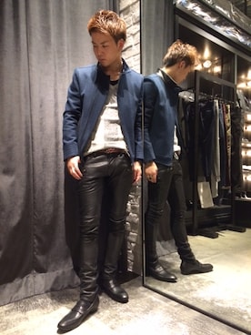 「アイテム（ブルゾン）」を使った、S.Syotaroさん（メンズ・171cm・10代）の秋コーディネート