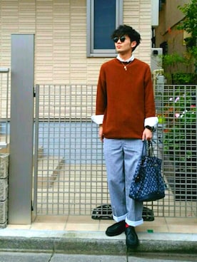 「GaGa MILANO（ガガミラノ）のアイテム」を使った、ryo _kumamoto_さん（メンズ・178cm）の秋コーディネート