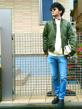 「Blundstone（ブランドストーン）のアイテム」を使った、ryo _kumamoto_さん（メンズ・178cm）の冬コーディネート