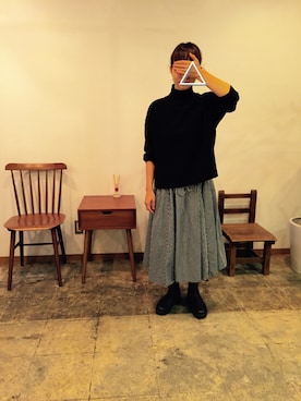 chihiroさん（レディース・154cm）の秋コーディネート