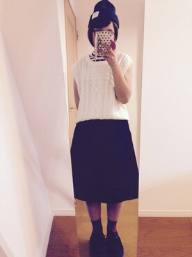 「LOWRYS FARM（ローリーズファーム）のアイテム（タンクトップ、その他）」を使った、●●non●●さん（レディース・151cm）の夏コーディネート