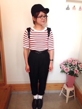 「ZOO（ズー）のアイテム」を使った、●●non●●さん（レディース・151cm）の春コーディネート