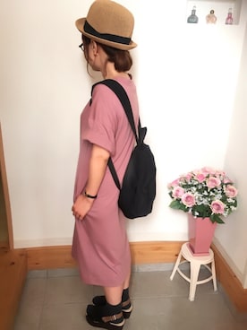 「アシメ」｜「アイテム（その他）」を使った、●●non●●さん（レディース・151cm）の夏コーディネート