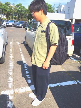 「U.S.ＡＲＭＹ」｜wagashiさん（メンズ・165cm）の夏コーディネート