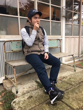 「hiromichi BY HIROMICHI NAKANO（ヒロミチ バイ ヒロミチナカノ）のアイテム（ジャケット/アウター）」を使った、Junさん（メンズ・162cm）の秋コーディネート