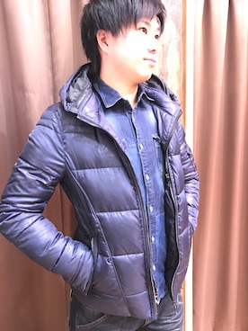 イーアスつくば HIDEAWAYSさん（メンズ・176cm）の冬コーディネート