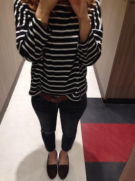 「しまむらコーデ」｜なちこёさん（レディース・160cm）の秋コーディネート