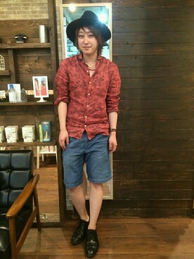 「SHIPS JET BLUE（シップスジェットブルー）のアイテム」を使った、高原 ジュンさん（メンズ・171cm）の春コーディネート