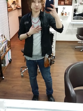 「AMERICAN RAG CIE（アメリカンラグシー）のアイテム」を使った、高原 ジュンさん（メンズ・171cm）の秋コーディネート