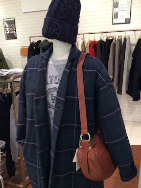 「Stuart Austin（ステュアートオースティン）のアイテム」を使った、francbonnさん（レディース・160cm）の秋コーディネート