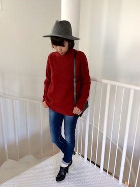 「NADIN（ナディン）のアイテム」を使った、francbonnさん（レディース・158cm）の秋コーディネート