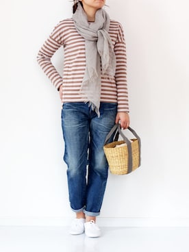 「homspun」｜francbonnさん（レディース・155cm）の冬コーディネート