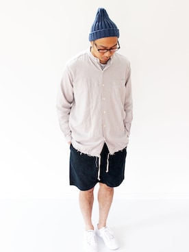 「SUNDAY WORKS（サンデーワークス）のアイテム（パンツ）」を使った、francbonnさん（メンズ・172cm）の春コーディネート