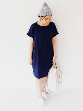 「Fern（-）のアイテム」を使った、francbonnさん（レディース・155cm）の春コーディネート