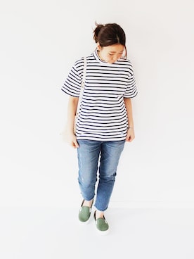 「Fern（-）のアイテム」を使った、francbonnさん（レディース・155cm）の春コーディネート