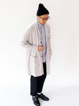 「SUNDAY WORKS（サンデーワークス）のアイテム（ジャケット/アウター）」を使った、francbonnさん（メンズ・172cm）の春コーディネート