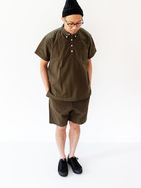 「SUNDAY WORKS（サンデーワークス）のアイテム（パンツ）」を使った、francbonnさん（メンズ・172cm）の春コーディネート