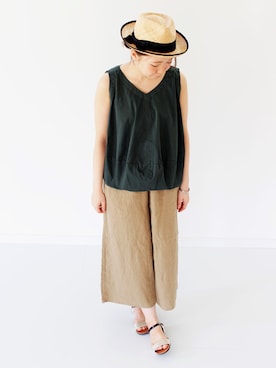 「Santelli Francesca（サンテッリフランチェスカ）のアイテム」を使った、francbonnさん（レディース・155cm）の春コーディネート