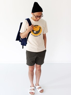 「MIXTA（ミクスタ）のアイテム」を使った、francbonnさん（メンズ・155cm）の春コーディネート