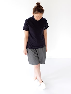 「BASISBROEK（バシスブルック）のアイテム」を使った、francbonnさん（レディース・155cm）の春コーディネート