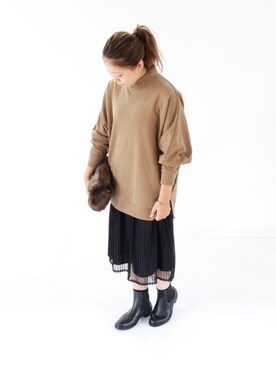 「Crespi（クレスピ）のアイテム」を使った、francbonnさん（レディース・155cm）の夏コーディネート