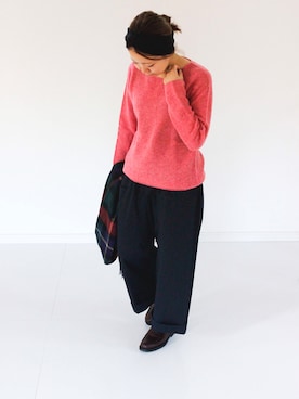 「NOR'EASTERLY（ノアイースターリー）のアイテム」を使った、francbonnさん（レディース・155cm）の秋コーディネート