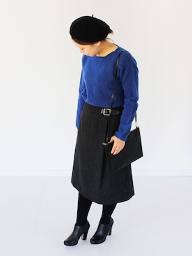 「NOR'EASTERLY（ノアイースターリー）のアイテム」を使った、francbonnさん（レディース・155cm）の秋コーディネート