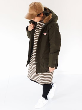 「ORCIVAL（オーシバル）のアイテム」を使った、francbonnさん（レディース・155cm）の秋コーディネート