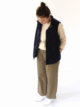 「NOR'EASTERLY（ノアイースターリー）のアイテム」を使った、francbonnさん（レディース・155cm）の秋コーディネート