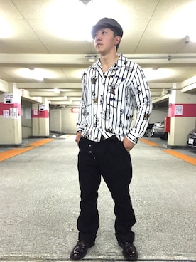 「DRESSHIPPY」｜ATSUKI KURAMOTOさん（メンズ・172cm）の春コーディネート