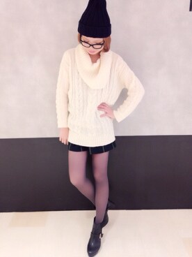 「PAGEBOY（ページボーイ）のアイテム（その他）」を使った、ミラさん（レディース・163cm）の秋コーディネート