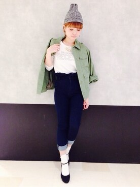 「PAGEBOY（ページボーイ）のアイテム（その他）」を使った、ミラさん（レディース・163cm）の春コーディネート