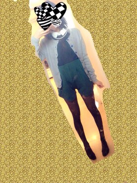 「GRL（グレイル）のアイテム（その他パンツ、グリーン系）」を使った、KOYOさん（レディース）の冬コーディネート