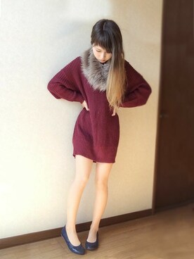 「ファーティペット」｜えりかmamaさん（レディース・152cm）の秋コーディネート
