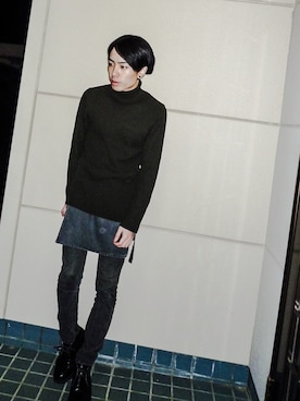 「used mix」｜「アイテム（アンダーウェア）」を使った、taro shoさん（メンズ・171cm）の冬コーディネート