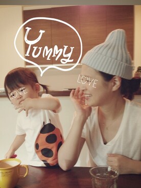「テントウムシ」｜otomamさん（キッズ・80cm）の秋コーディネート