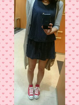 「INGNI（イング）のアイテム（つなぎ/オールインワン）」を使った、りりぃさん（レディース・168cm）の春コーディネート