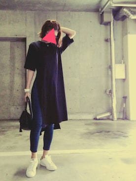 「VENCE（ヴァンス）のアイテム（パンツ）」を使った、いっちゃんさん（レディース・169cm）の夏コーディネート