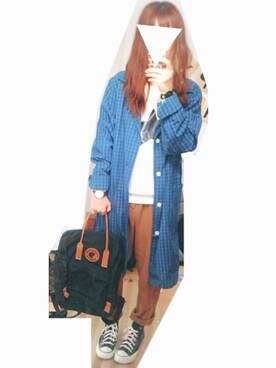 「WEGO（ウィゴー）のアイテム（ステンカラーコート）」を使った、anzuさん（レディース・150cm）の秋コーディネート