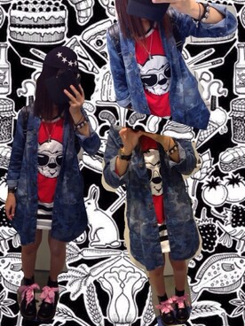 「JOYRICH」｜「アイテム（アナログ腕時計）」を使った、이즈민さん（レディース・158cm）の秋コーディネート