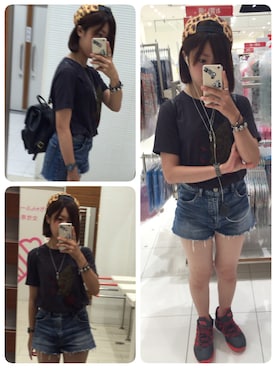 「JOYRICH」｜「アイテム（アナログ腕時計）」を使った、이즈민さん（レディース・159cm）の夏コーディネート