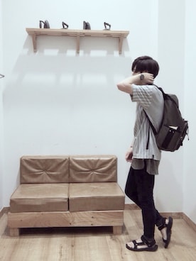 ひゃまさん（メンズ・176cm）の夏コーディネート