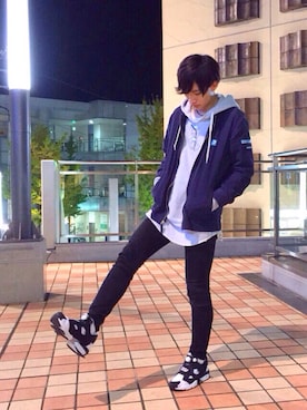 「Deviluse（Deviluse）のアイテム（ジャケット/アウター）」を使った、ひゃまさん（メンズ・176cm）の秋コーディネート