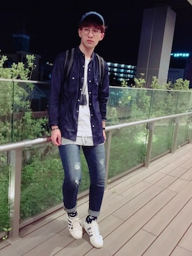 ひゃまさん(メンズ・177cm)の春コーディネート